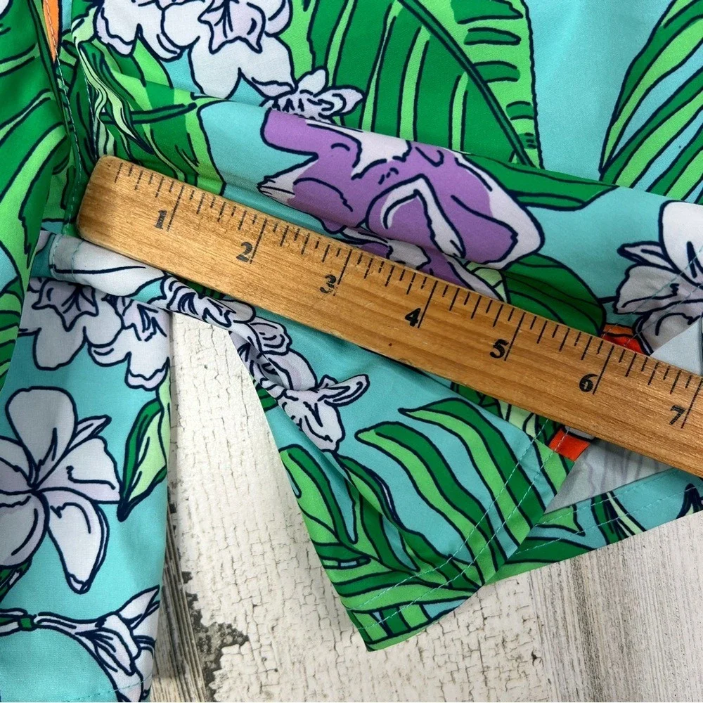 NEW! Vineyard Vines Men Short Pants XL Swimwear Trunk Tropical Island Resortwear